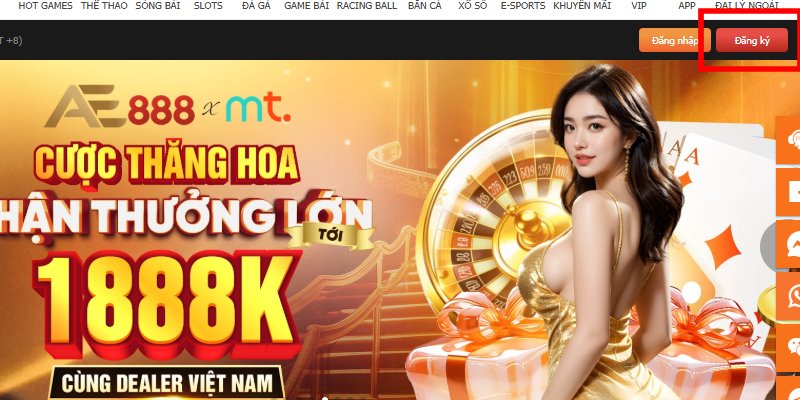 đăng nhập ae888